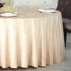 120 in Champagne Round Premium Velvet Tablecloth