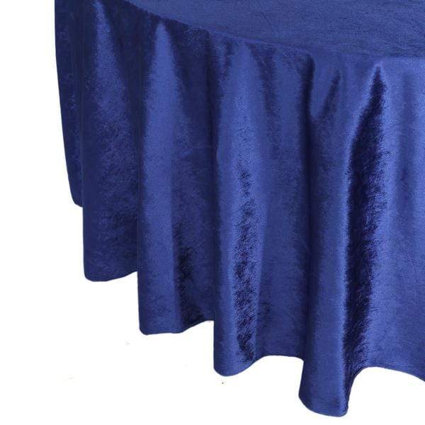 120 in Round Premium Velvet Tablecloth