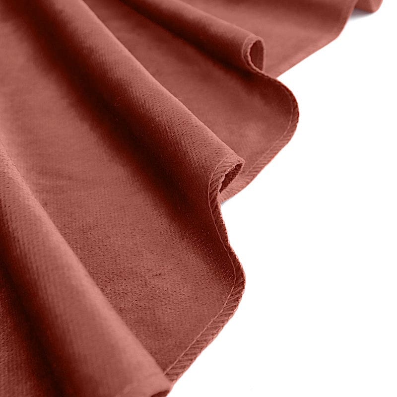 120 in Round Premium Velvet Tablecloth