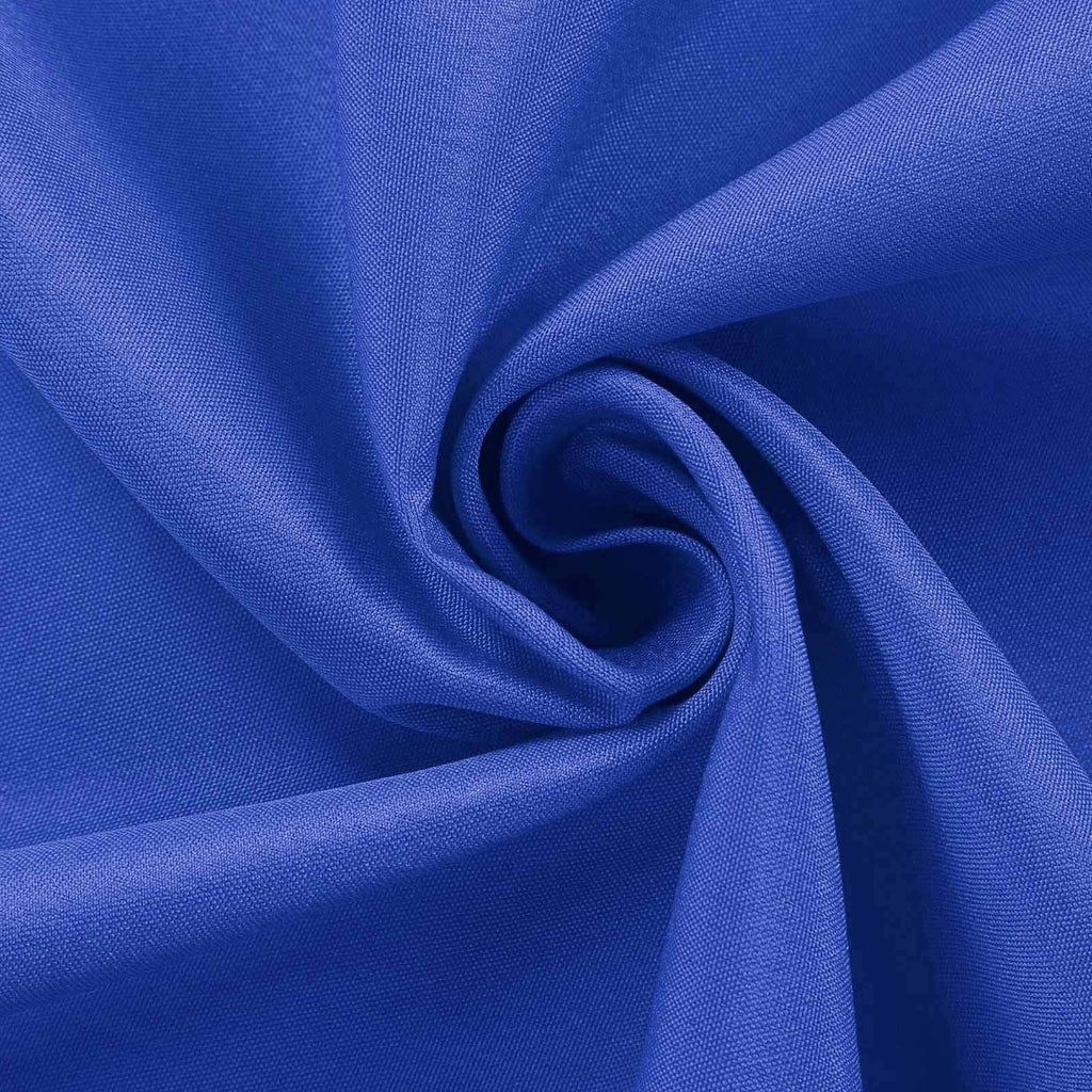 90 in Navy Blue Polyester Round Tablecloth Wedding Party Supplies