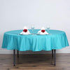 90 inch Pink Polyester Round Tablecloth