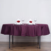 90 in Burgundy Polyester Round Tablecloth Wedding Party Supplies