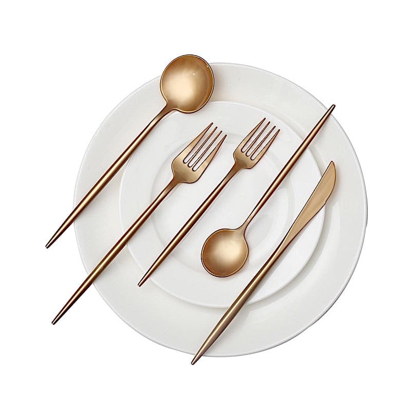 50 Disposable Heavy Duty Plastic Cutlery Spoons Forks and Knives Set