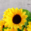 45 pcs Yellow 22" Tall Silk Sunflowers - 5 bushes