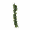 48" long Light Frosted Green Artificial Willow and Fern Fronds Leaves Vine Garland