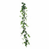 60" long Green Artificial Poplar Leaves Vine Garland