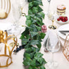 60" long Green Artificial Poplar Leaves Vine Garland