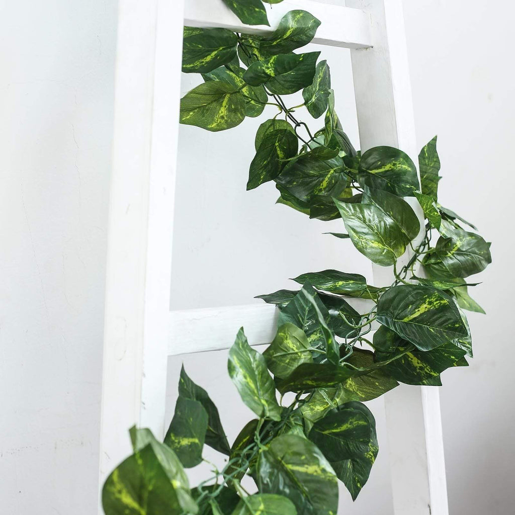 pothos garland 8 feet Green Pothos Silk Filler Garland