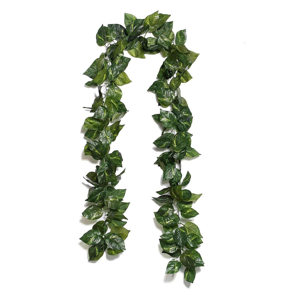 pothos garland 8 feet Green Pothos Silk Filler Garland