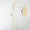 100 pcs 9.75 in long Light Brown Natural Sustainable Bamboo Paddle Skewers Cocktail Picks