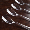 25 pcs 6.75" Clear Disposable Plastic Party Spoons