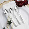 36 pcs 5" Polished Silver Disposable Plastic Party Spoons