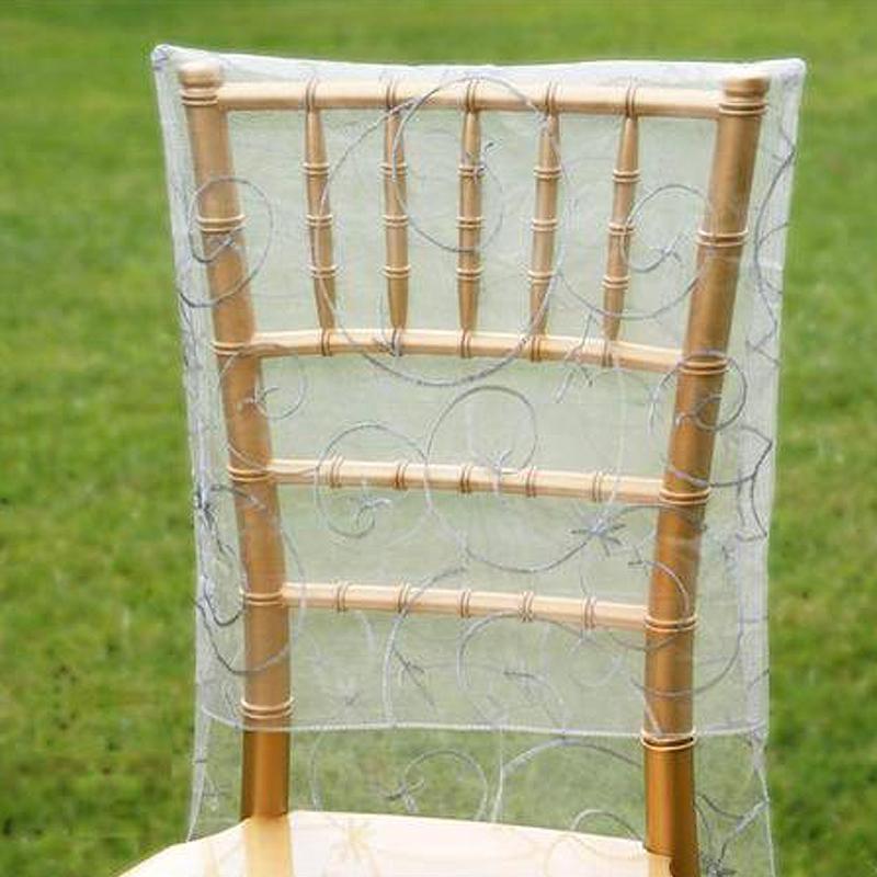 Embroidered Chiavari Chair Slipcover