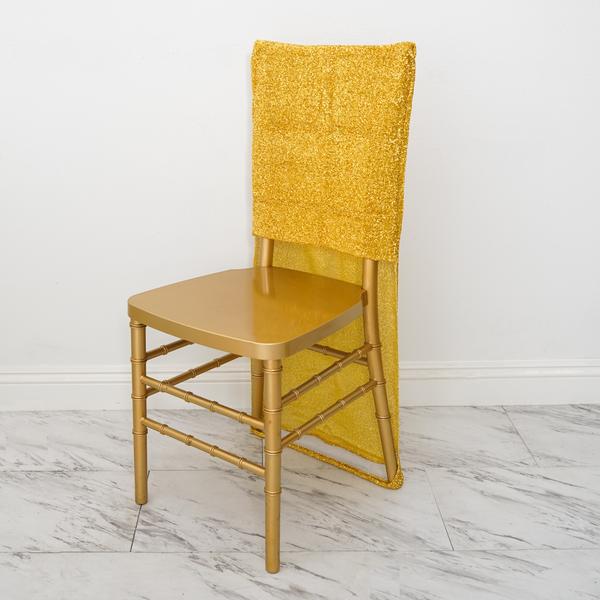Metallic Spandex Chair Slipcover