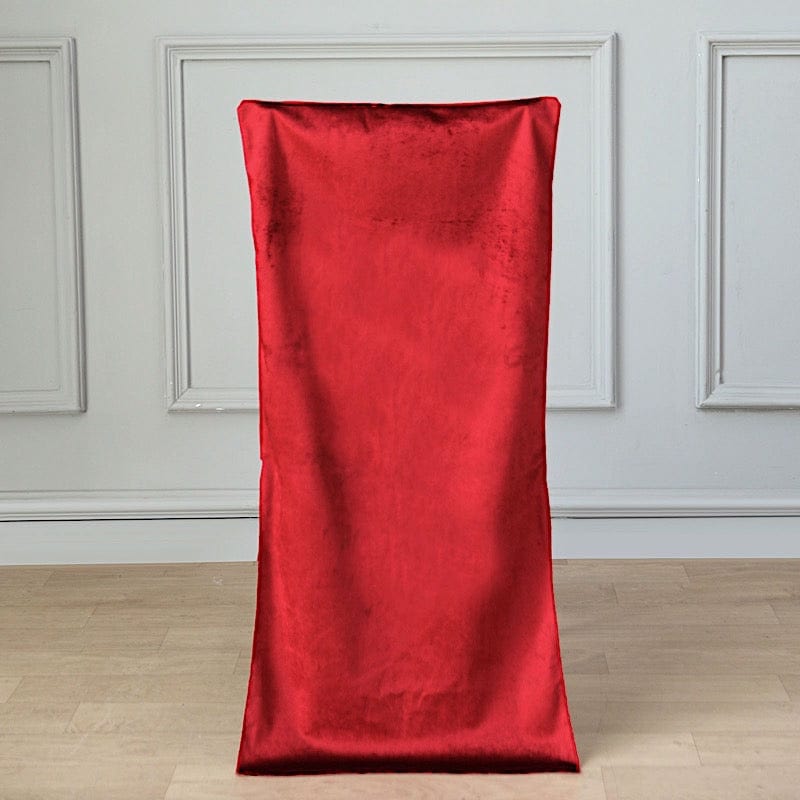 Soft Velvet Chiavari Dining Chair Back Slipcover