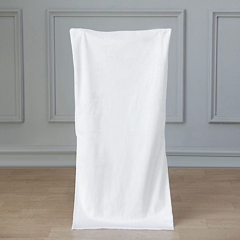 Soft Velvet Chiavari Dining Chair Back Slipcover