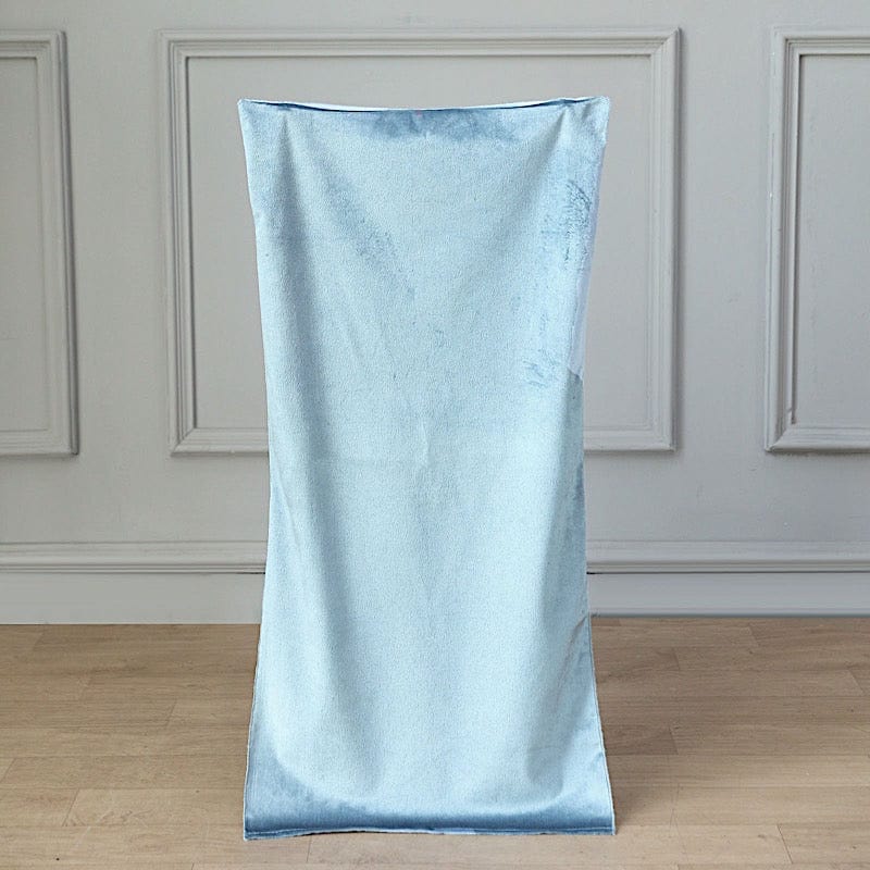 Soft Velvet Chiavari Dining Chair Back Slipcover