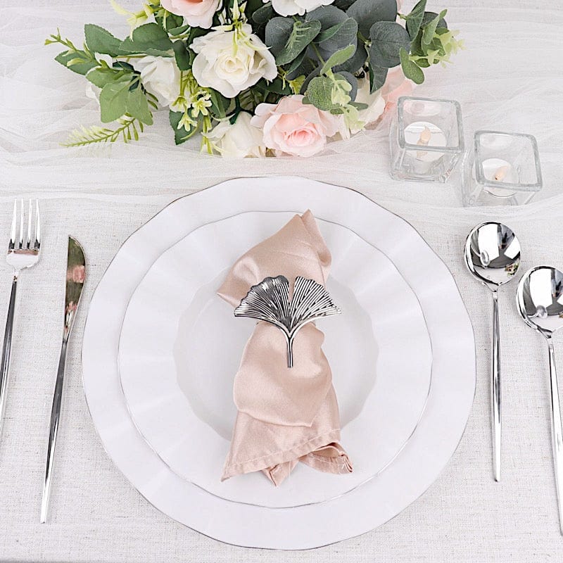 24 pcs 8 in Heavy Duty Plastic Spoons Disposable Cutlery