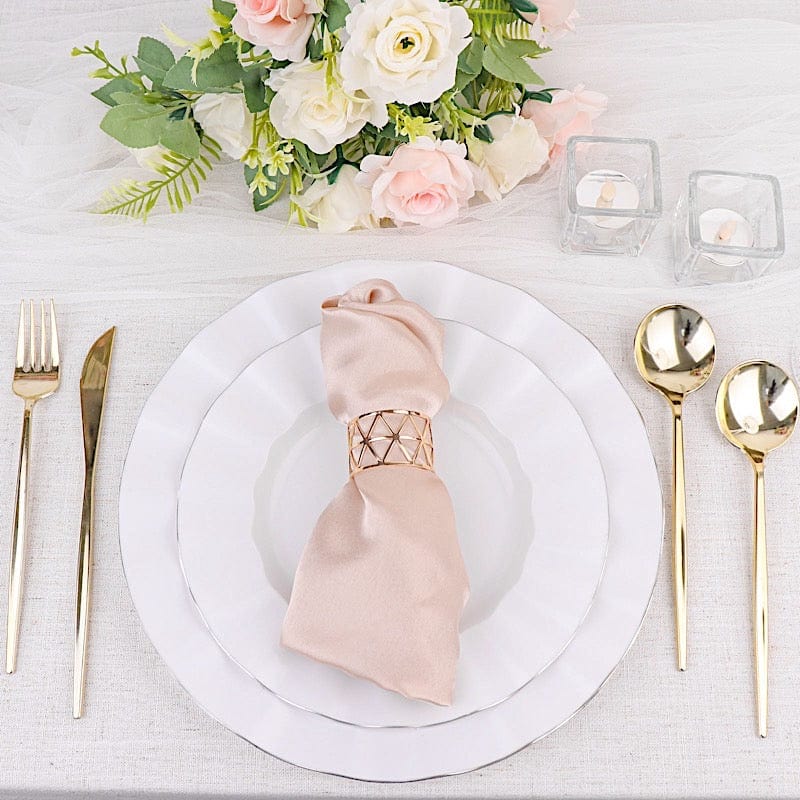 24 pcs 8 in Heavy Duty Plastic Spoons Disposable Cutlery