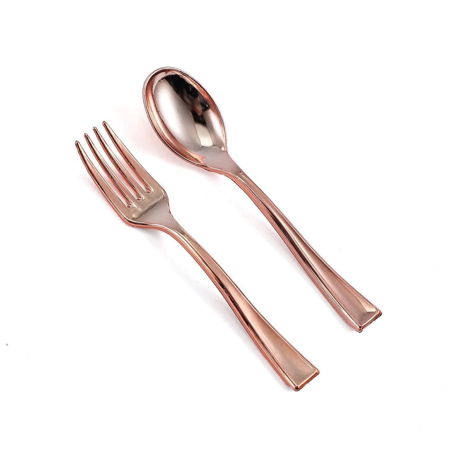 24 pcs 4 in long Disposable Plastic Party Dessert Spoons