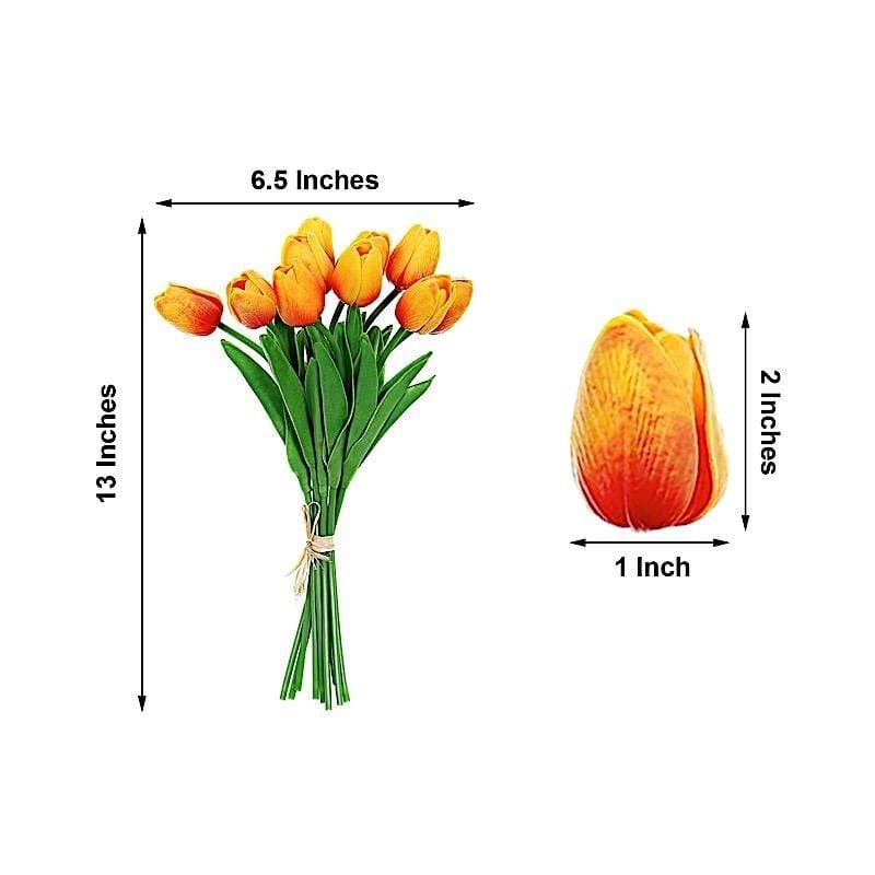 10 13 in tall Single Stem Foam Tulips Flowers