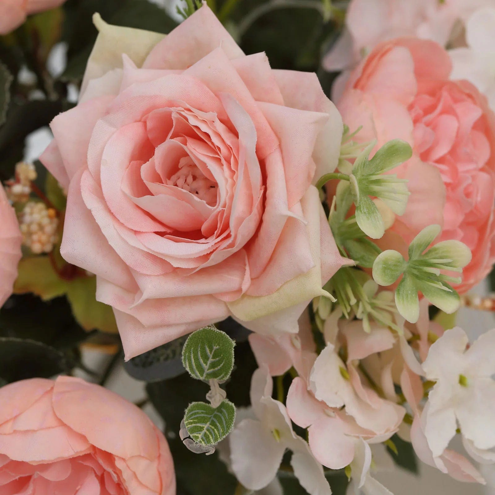 2 Bouquets 12 in Assorted Artificial Flowers Silk Floral Bushes