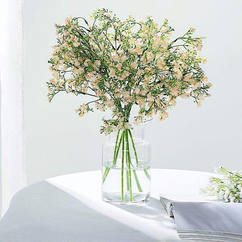 4 27 in tall Baby Breath Stems Silk Artificial Flowers