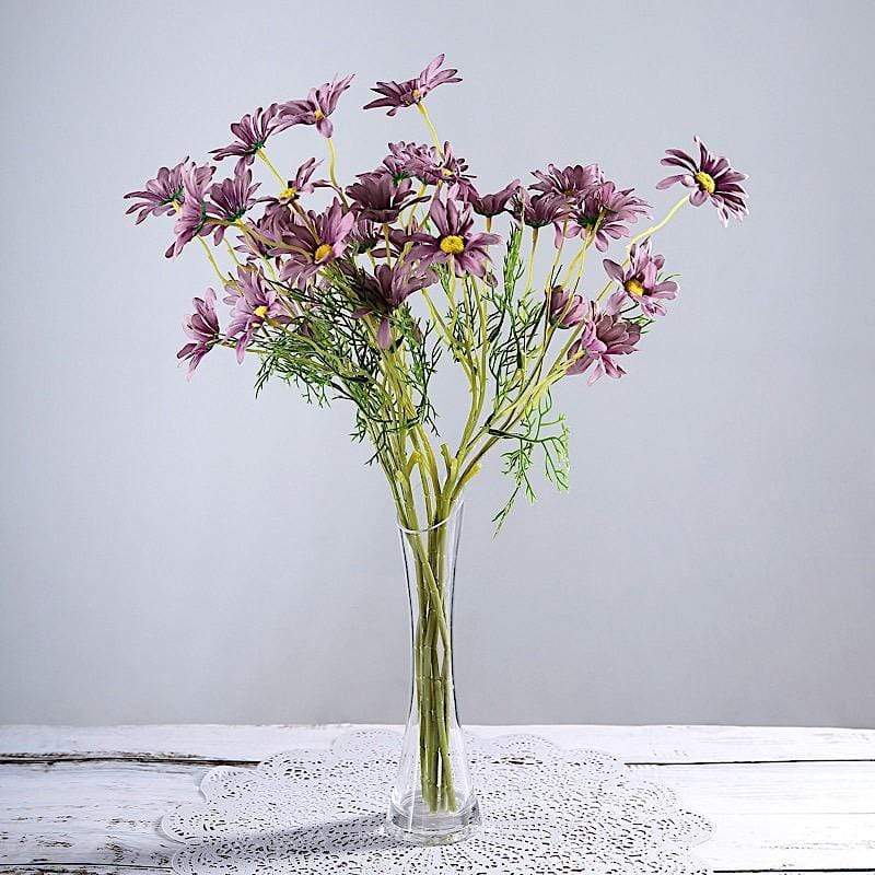 6 Bushes 20 Silk Artificial Daisy Flowers Sprays White