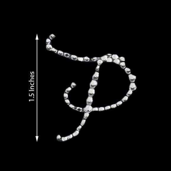 12 pcs Letter Clear Rhinestones Gem Stickers