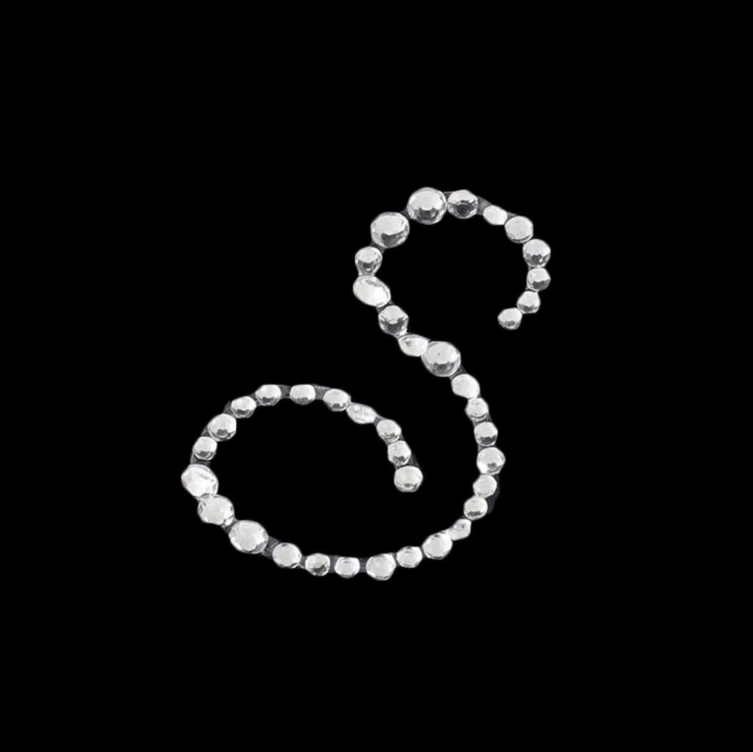 12 pcs Letter Clear Rhinestones Gem Stickers