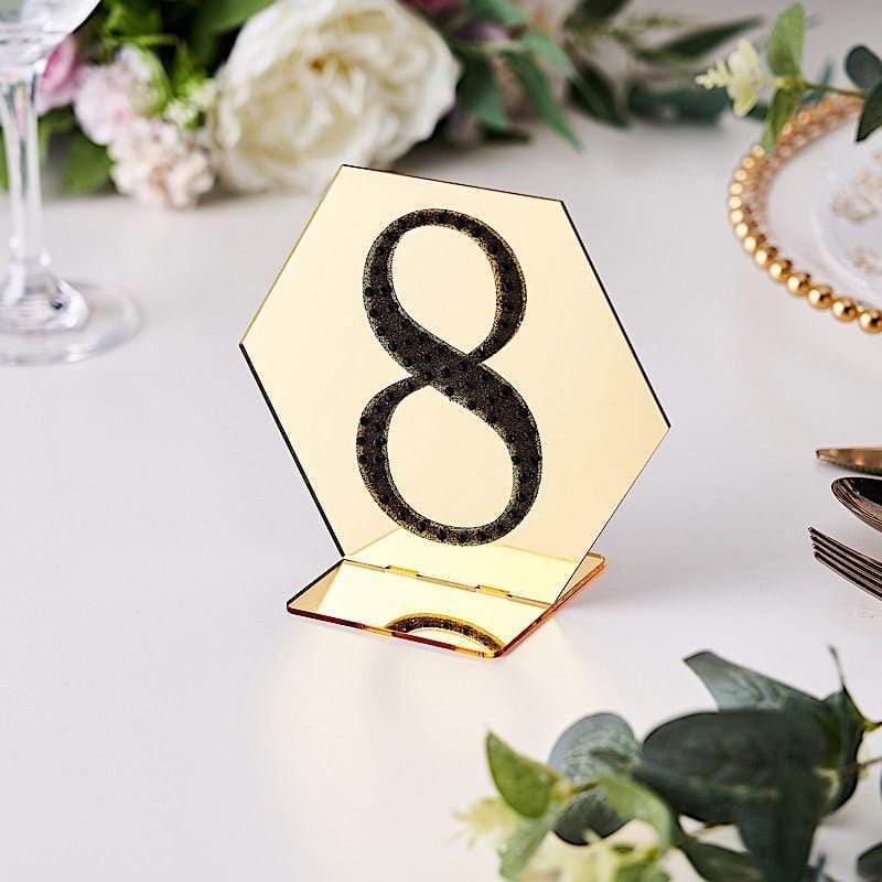 4 in Number Black Self-Adhesive Rhinestones Gems Sticker