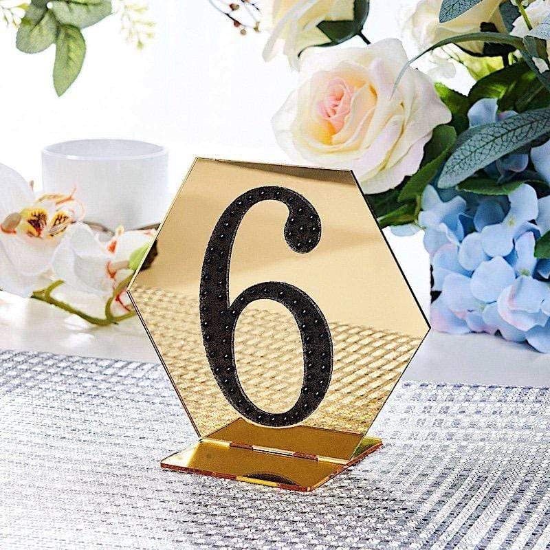 4 in Number Black Self-Adhesive Rhinestones Gems Sticker