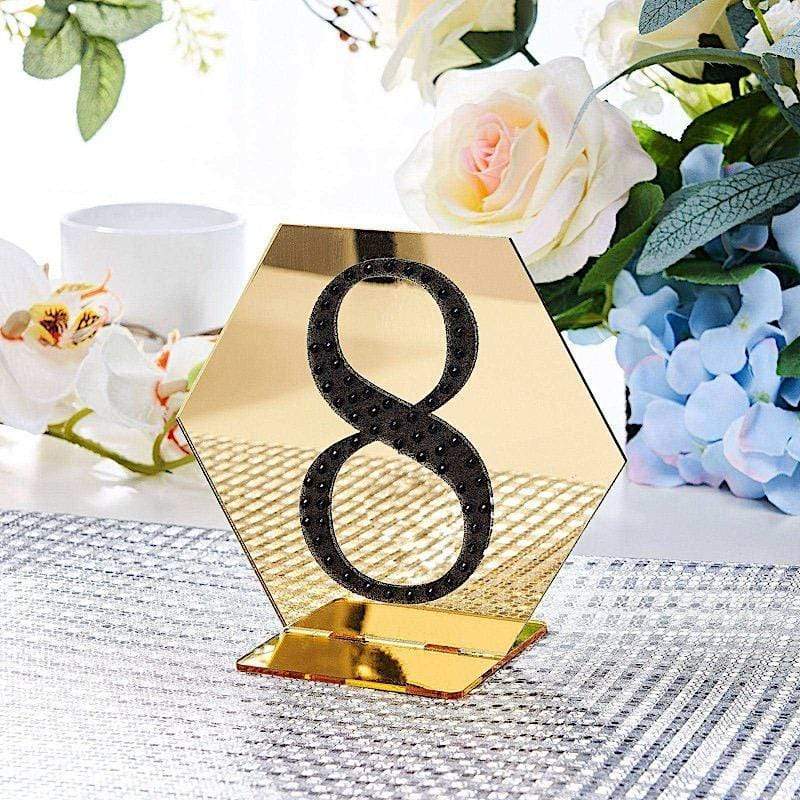 4 in Number Black Self-Adhesive Rhinestones Gems Sticker