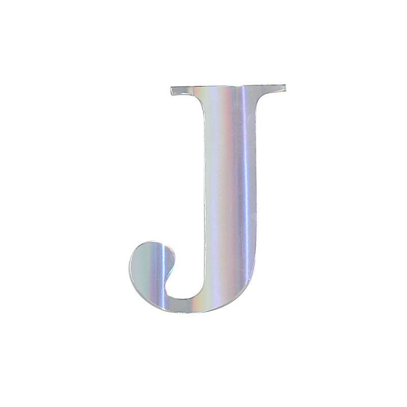 4 Iridescent 5 in Letter Stickers Backdrop Wall Decorations