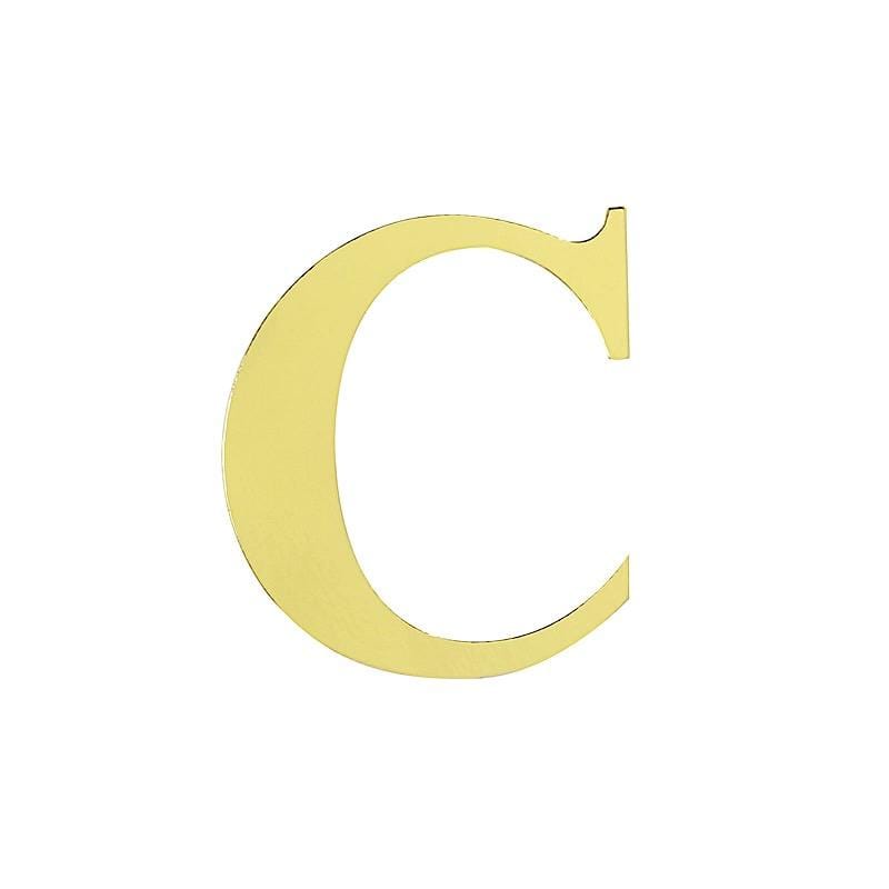 4 Metallic Gold 5 in Letter Stickers Backdrop Wall Decorations