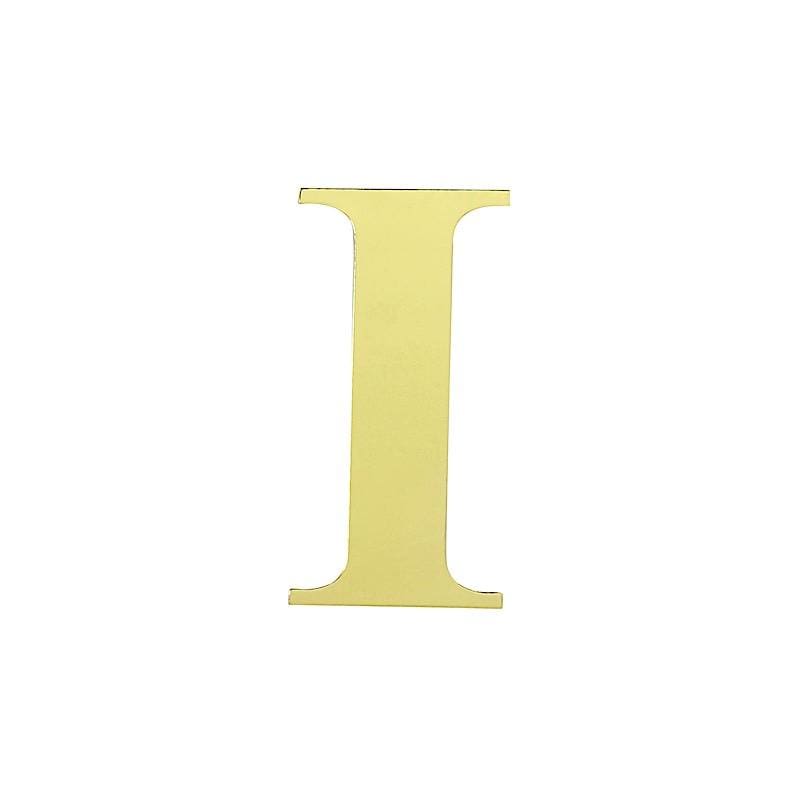 4 Metallic Gold 5 in Letter Stickers Backdrop Wall Decorations
