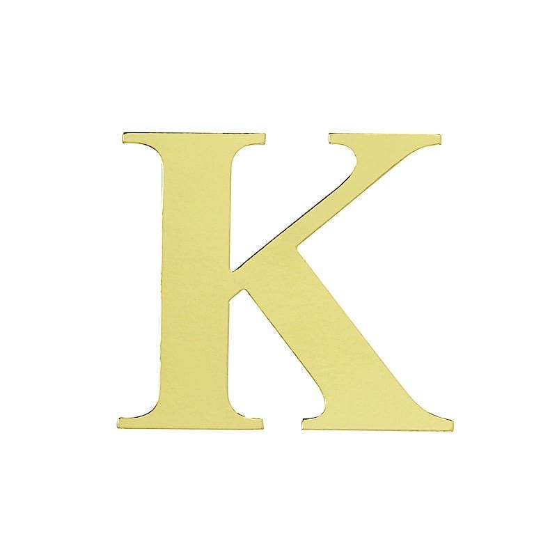 4 Metallic Gold 5 in Letter Stickers Backdrop Wall Decorations