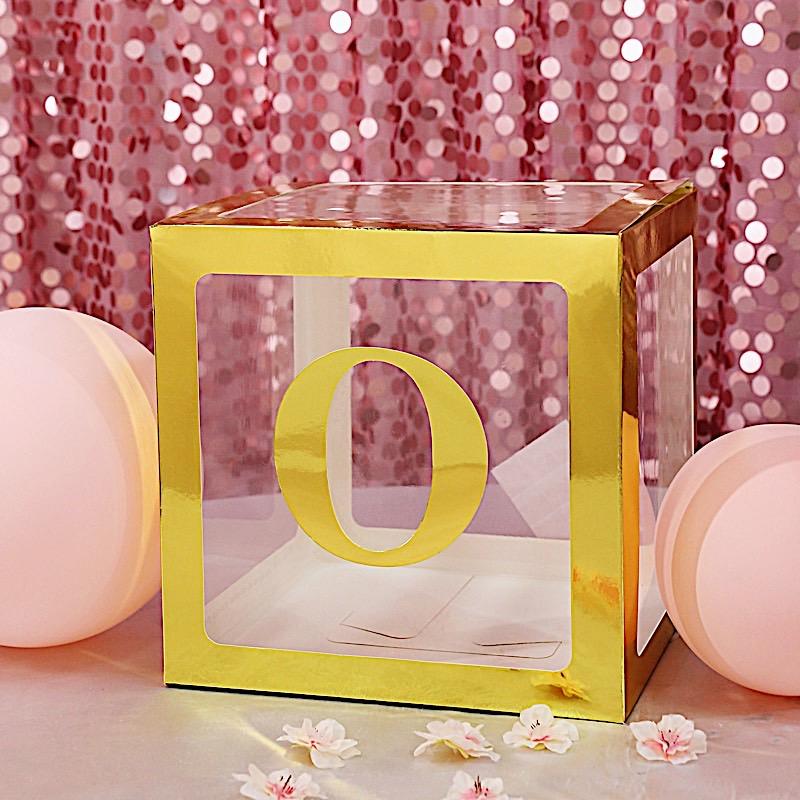 4 Metallic Gold 5 in Letter Stickers Backdrop Wall Decorations
