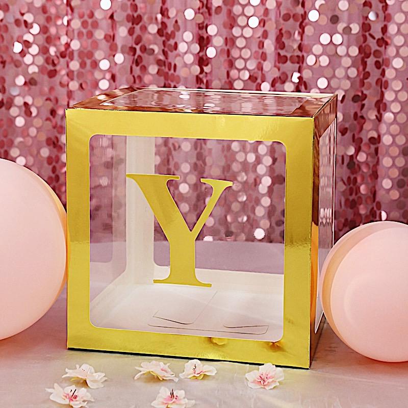 4 Metallic Gold 5 in Letter Stickers Backdrop Wall Decorations