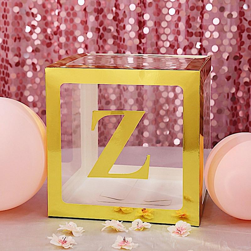 4 Metallic Gold 5 in Letter Stickers Backdrop Wall Decorations