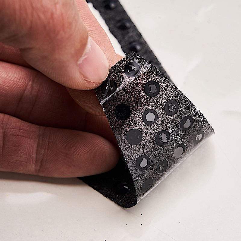 8 in Letter Black Self-Adhesive Rhinestones Gems Sticker