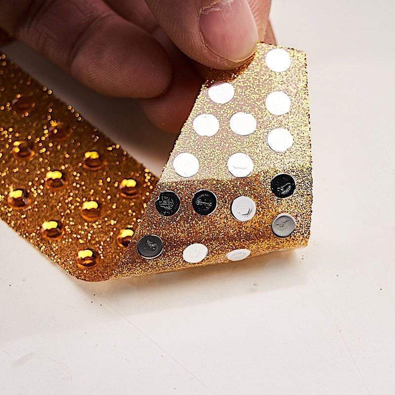 8 in Letter Gold Self-Adhesive Rhinestones Gems Sticker