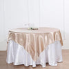 72" x 72" Satin Square Table Overlay Wedding Decorations LAY72_STN_081
