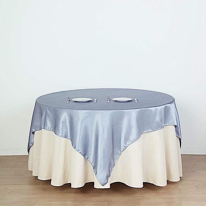 72" x 72" Satin Square Table Overlay Wedding Decorations LAY72_STN_086