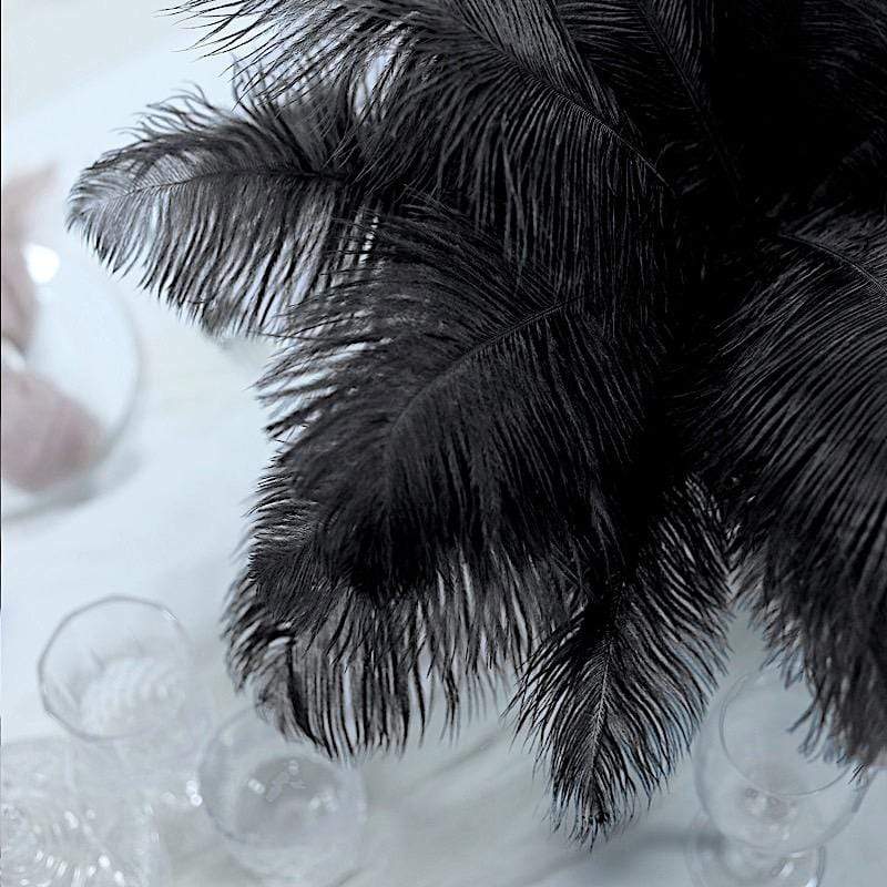 12 pcs 13 - 15 inches Genuine Ostrich Feathers