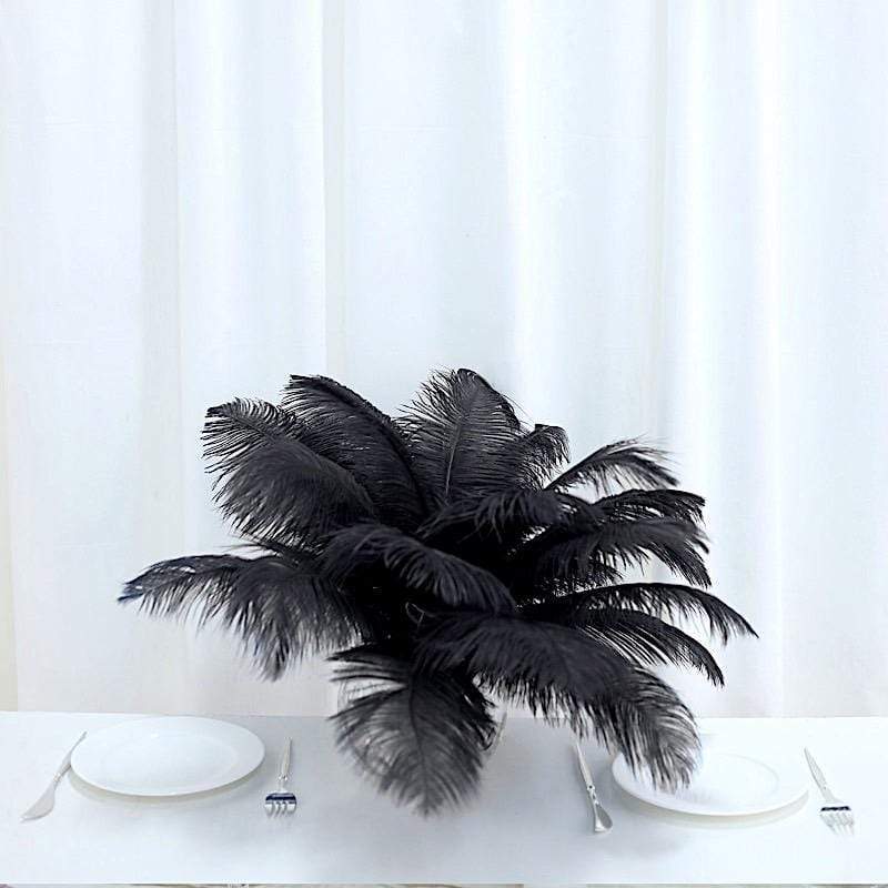 12 pcs 13 - 15 inches Genuine Ostrich Feathers