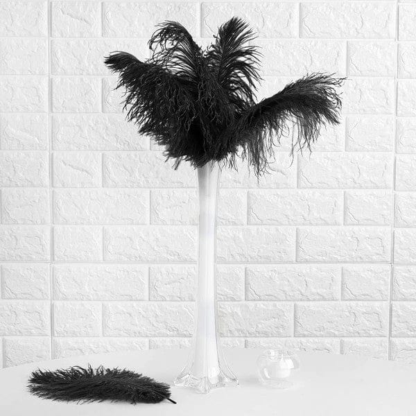 12 pcs 13 - 15 inches Genuine Ostrich Feathers