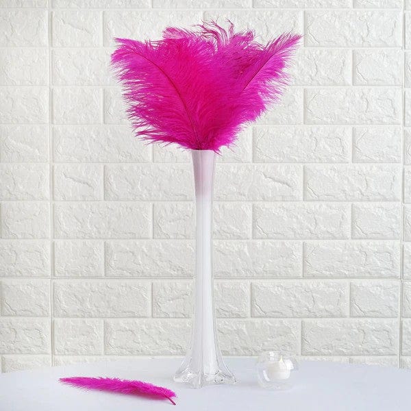 12 pcs 13 - 15 inches Genuine Ostrich Feathers