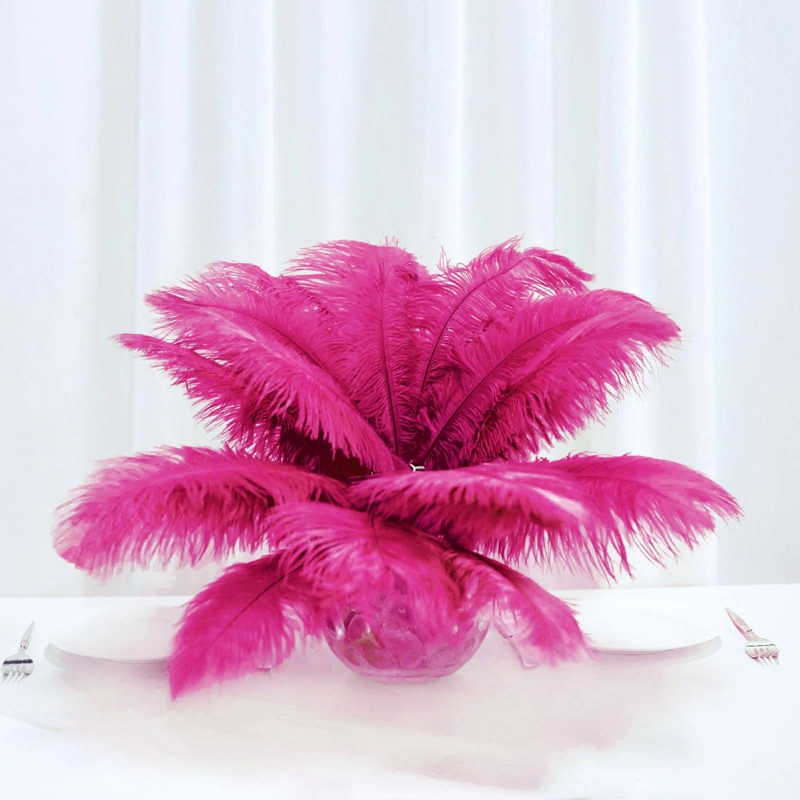 12 pcs 13 - 15 inches Genuine Ostrich Feathers