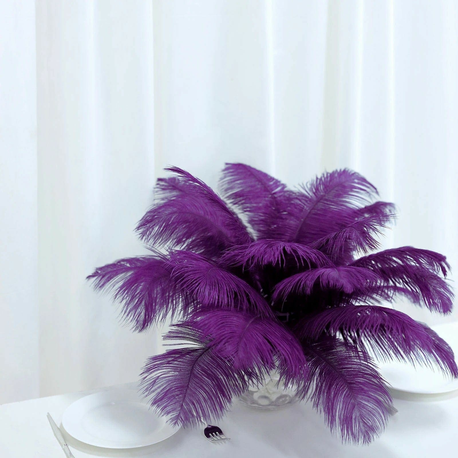 12 pcs 13 - 15 inches Genuine Ostrich Feathers